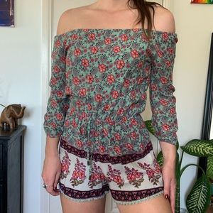 Off the shoulder romper